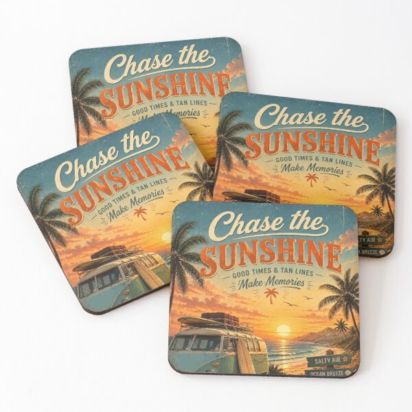 Item preview, Vintage Surf Van Sunset Beach Poster designed and sold by freackly.
