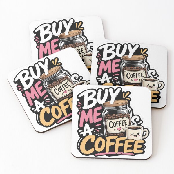 Item preview, Buy Me a Coffee - Cool Sticker designed and sold by ArtisticShape.