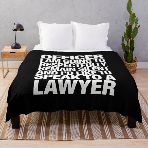 Item preview, OFFICER I AM GOING TO RESPECTFULLY REMAININ SILENT designed and sold by Peter Stawicki.