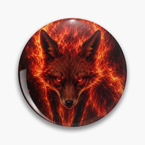 Item preview, Fire Fox Abstract Wildlife Art designed and sold by EduardTT.