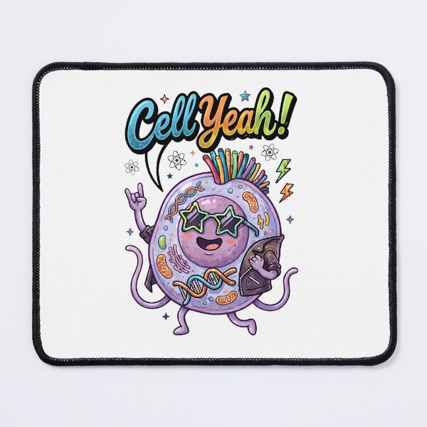 Item preview, Cell Yeah! – Punk Rock Science Biology Pun Design designed and sold by DesignsCreative.