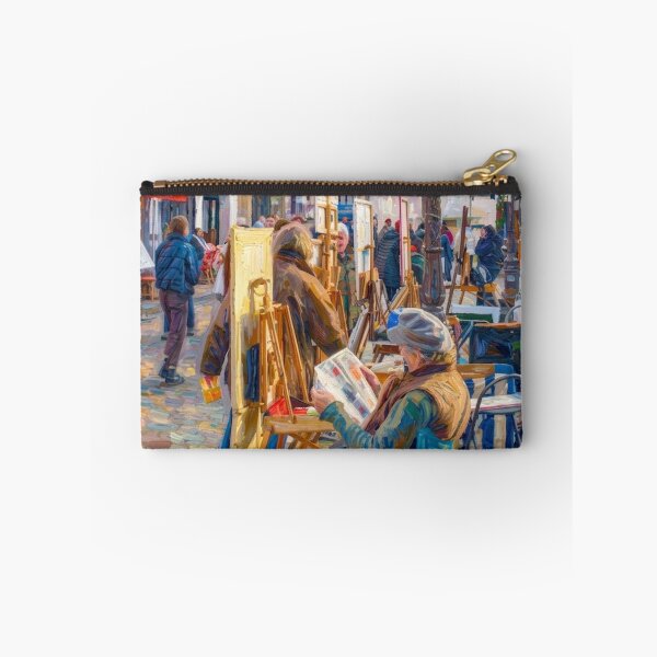 Item preview, Montmartre Paris Place du Tertre Art Market Painting designed and sold by CARRAANN.