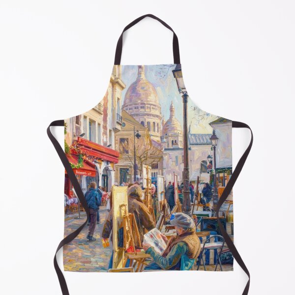 Item preview, Montmartre Paris Place du Tertre Art Market Painting designed and sold by CARRAANN.
