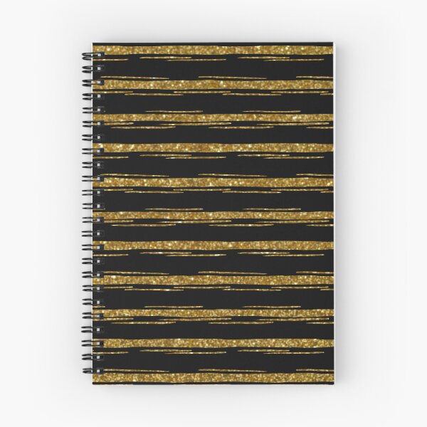 Item preview, Gold Glitter Horizontal Stripes, Hand Drawn Luxury Pattern designed and sold by SweetLilith.