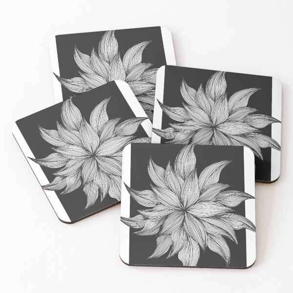 Item preview, Intricate Ink Flower - Organic Mandala Line Art designed and sold by Ahmed-A-Studio.