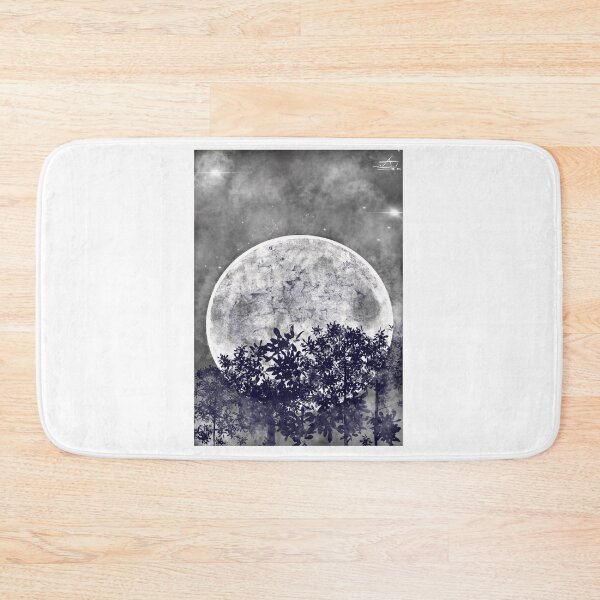 Item preview, Midnight Sentinel - Lunar Forest Silhouette designed and sold by Ahmed-A-Studio.