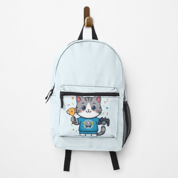 Item preview, Cat Powered Gaming Sticker designed and sold by Stylestickers55.