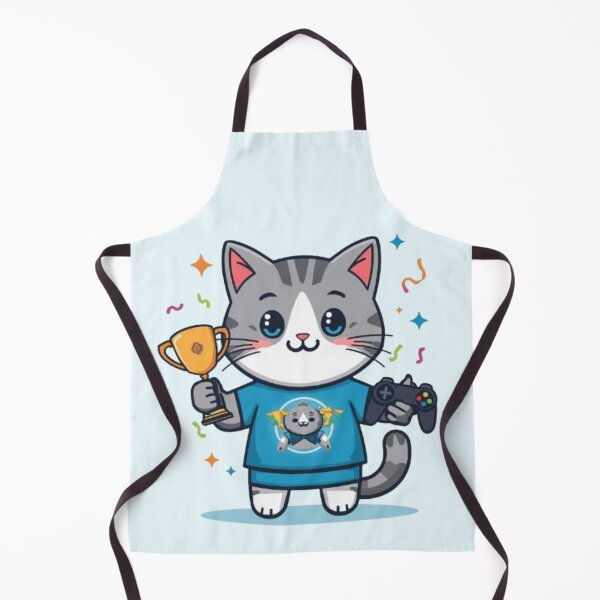 Item preview, Cat Powered Gaming Sticker designed and sold by Stylestickers55.