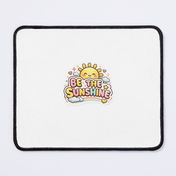 Item preview, Be The Sunshine Sticker | Minimalist Positive Vibes Aesthetic Decal designed and sold by Cozy Art Studio.