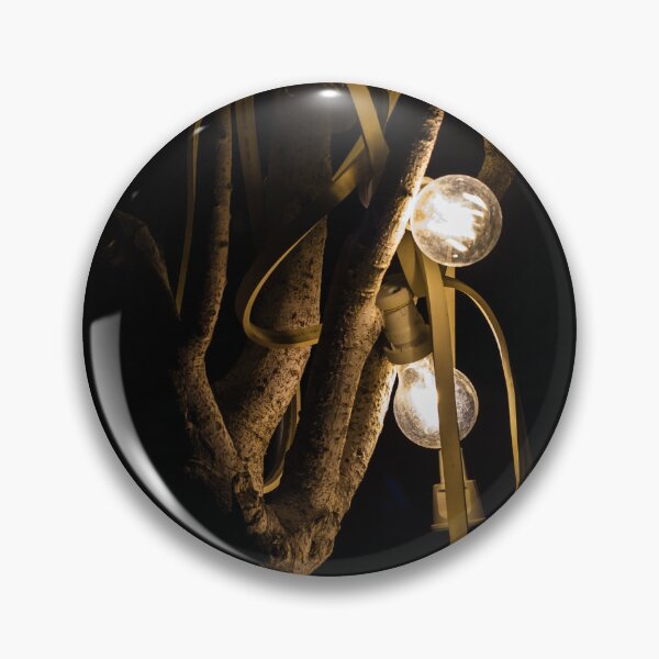 Item preview, Warm Glowing String Lights Draped On Tree Branches At Night For Cozy Outdoor Ambience designed and sold by Nmallia.
