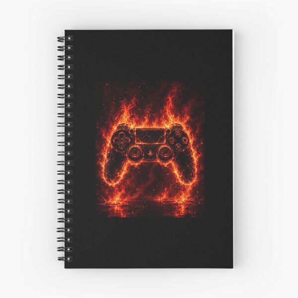 Item preview, Flaming Gaming Controller Abstract Art designed and sold by EduardTT.