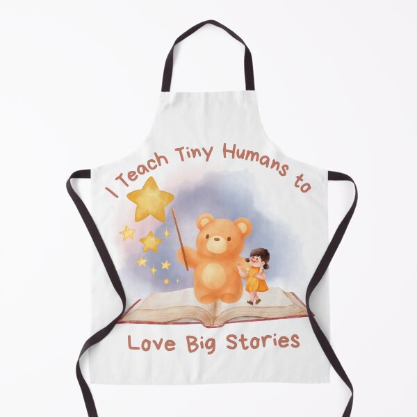 Item preview, I teach tiny humans to love big stories designed and sold by Sumpfmaus.