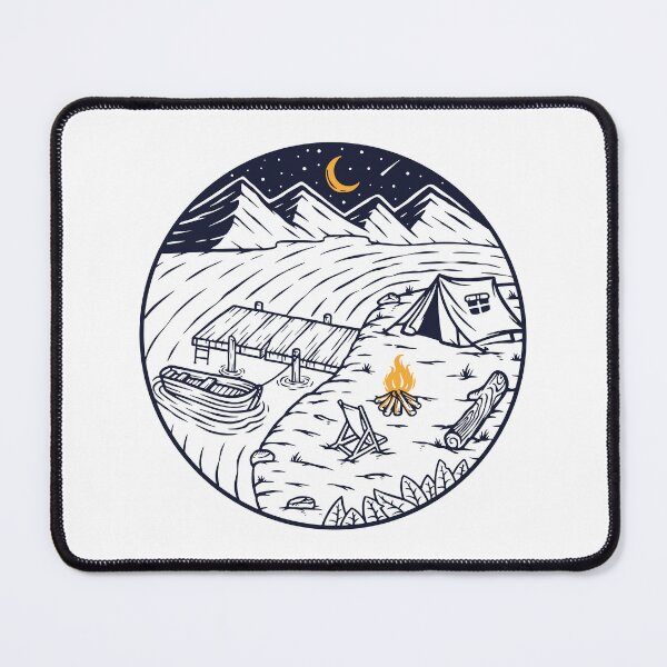 Item preview, Mountain Lake Camping Night designed and sold by TotalityDesigns.