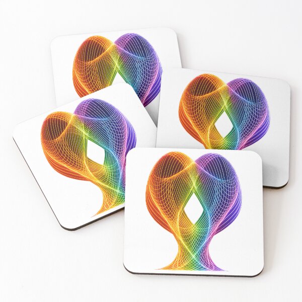 Item preview, Rainbow Parabola Light Geometry Abstract Art designed and sold by Hookesmode.