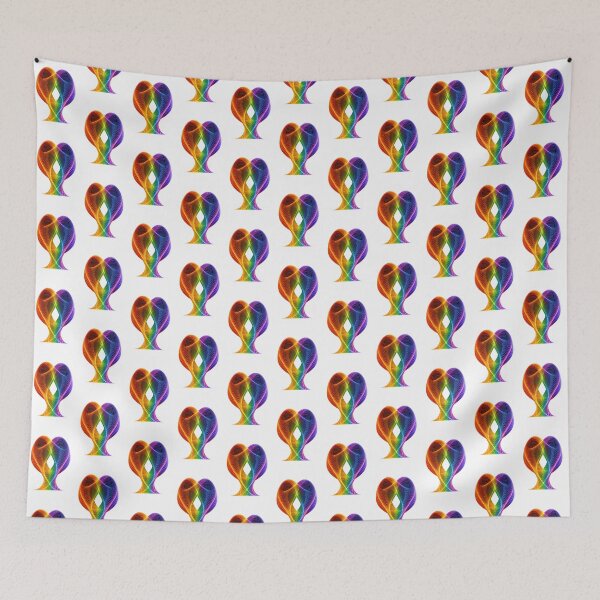 Item preview, Rainbow Parabola Light Geometry Abstract Art designed and sold by Hookesmode.