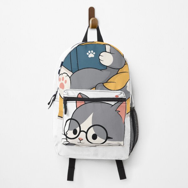 Item preview, Book Lover Cat Cute Reading Cat Bookworm Illustration for Book Lovers designed and sold by banglalook.