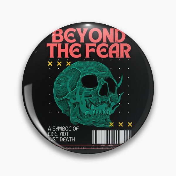 Item preview, Beyond The Fear - Vintage Skull Streetwear Design designed and sold by GoGreenlove.