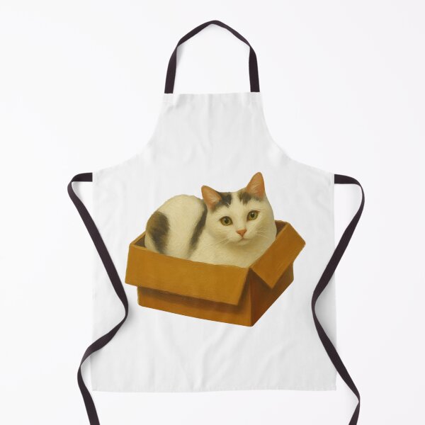 Item preview, Cute Cat in a Cardboard Box designed and sold by CreationSpace3005.