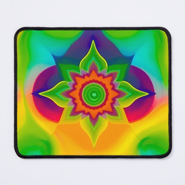 Item preview, Vibrant Kaleidoscope Fractal Symmetrical Abstract Spiritual Pattern designed and sold by Good Vibes .