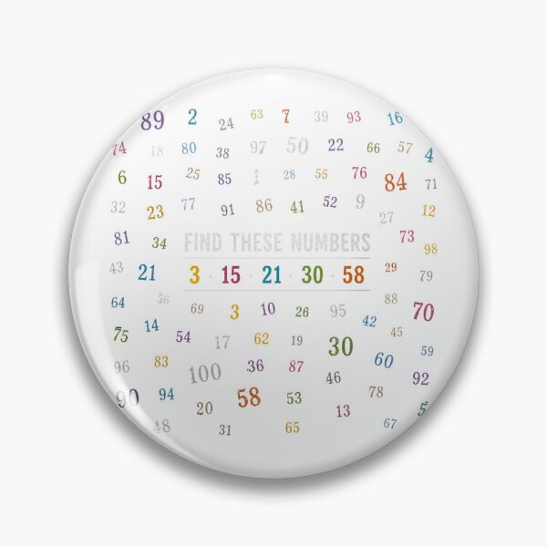 Item preview, Find These Numbers designed and sold by KaSenArt26.
