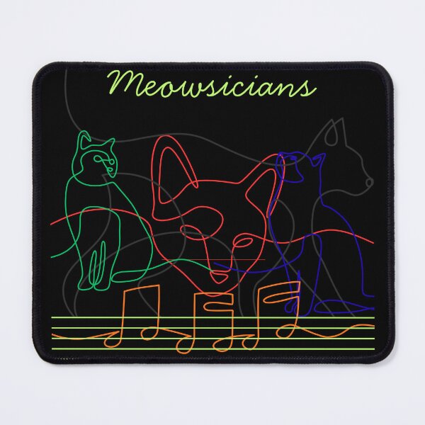 Item preview, Meowsicians for cats and music lovers designed and sold by BeautyFullMerch.