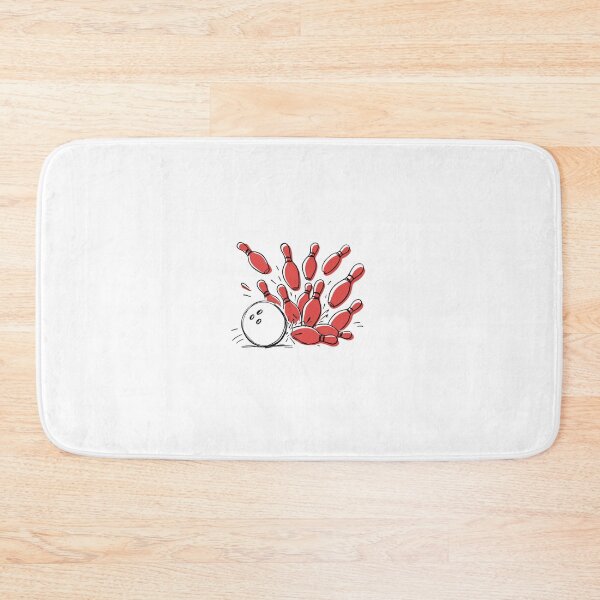 Item preview, Bowling Strike Fun Illustration designed and sold by DailyDoodlesBySumbul.