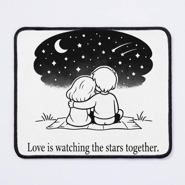 Item preview, Love Is Watching The Stars Together designed and sold by mtltpz.