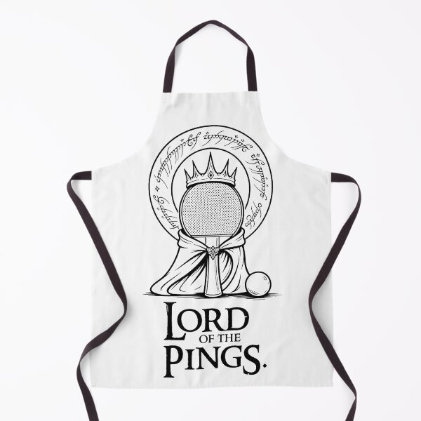 Item preview, Lord of the Pings – Funny Table Tennis & Fantasy Mashup Design designed and sold by DesignsCreative.
