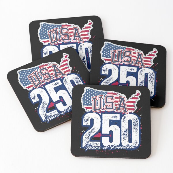 Item preview, USA 250 Years of Freedom Distressed Flag Map — Patriotic America 250 Anniversary Design designed and sold by GFamilyC.