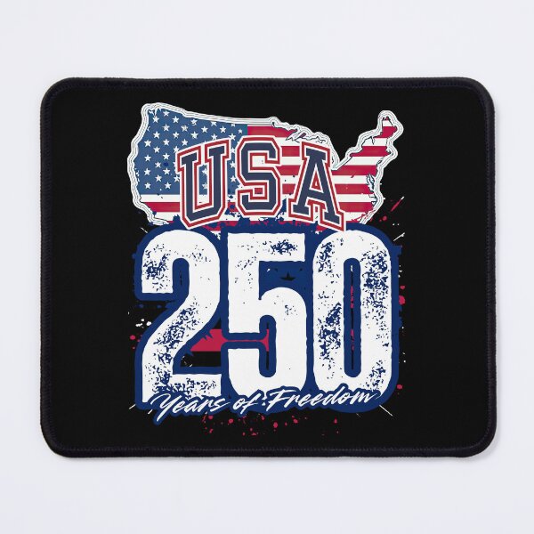 Item preview, USA 250 Years of Freedom Distressed Flag Map — Patriotic America 250 Anniversary Design designed and sold by GFamilyC.