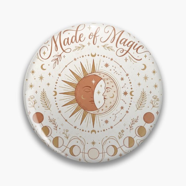 Item preview, Made of Magic Celestial Shirt | Boho Sun Moon Witchy Aesthetic Graphic Tee designed and sold by DmaarGroup.