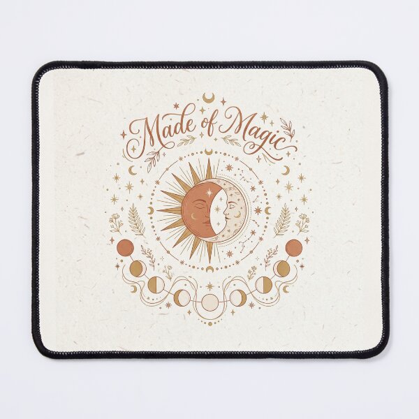 Item preview, Made of Magic Celestial Shirt | Boho Sun Moon Witchy Aesthetic Graphic Tee designed and sold by DmaarGroup.