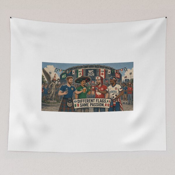 Item preview, Different Flags, Same Passion: World Cup 2026 Fans designed and sold by Global Gear.