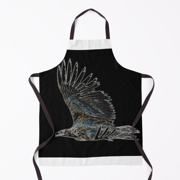 Item preview, Neon White Tailed Eagle in Flight designed and sold by tonivainio.