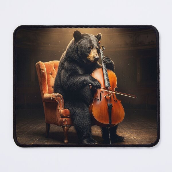 Item preview, Bear Wows Audience with Bach's Cello Suite No. 1 designed and sold by Tridentulus.