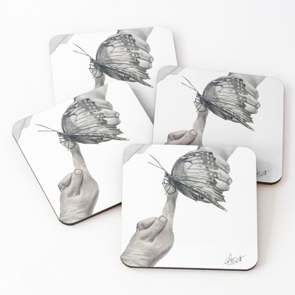 Item preview, Gentle hands with butterfly designed and sold by LMT-art.