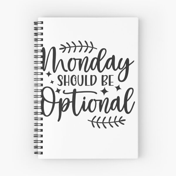 Item preview, Monday Should Be Optional Funny Anti Monday Shirt designed and sold by GraphicGlowTeesStore.