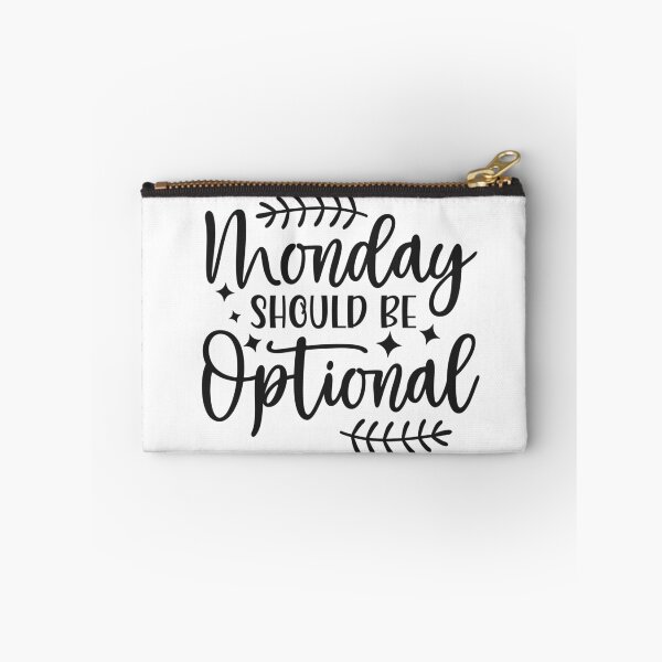 Item preview, Monday Should Be Optional Funny Anti Monday Shirt designed and sold by GraphicGlowTeesStore.