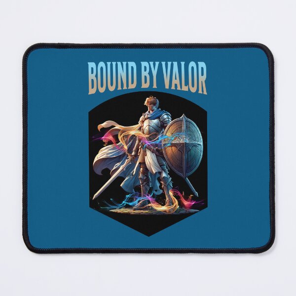 Item preview, Bound by Valor Fantasy Knight Warrior – Medieval Hero Adventure Design designed and sold by Sachie's Studio.