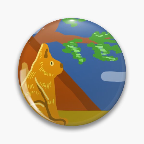 Item preview, Golden Fox by Cozy Mountain Cabin Illustration designed and sold by AlpineVortex.