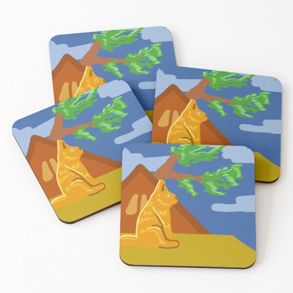 Item preview, Golden Fox by Cozy Mountain Cabin Illustration designed and sold by AlpineVortex.