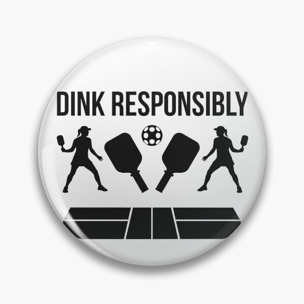Item preview, Dink Responsibly Funny Pickleball Court Graphic designed and sold by AbeeRedB.