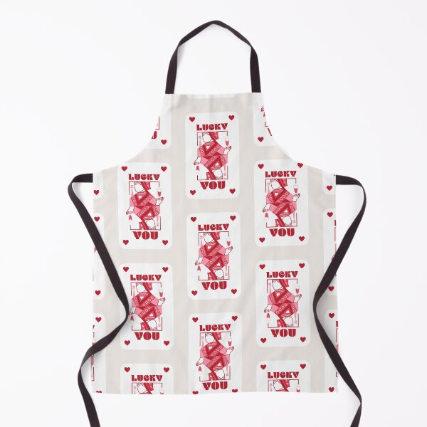 Item preview, Lucky You Queen of Hearts Retro Artwork, Red Aesthetic Decor & Clothing, Vintage-Inspired Stationery designed and sold by SpringTeaDesigns.