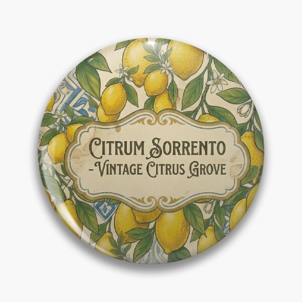 Item preview, Vintage Citrum Sorrento Lemon Citrus Grove Poster designed and sold by freackly.