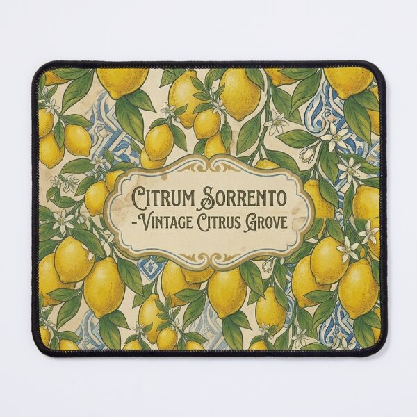 Item preview, Vintage Citrum Sorrento Lemon Citrus Grove Poster designed and sold by freackly.