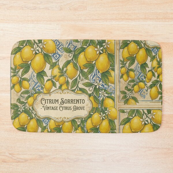 Item preview, Vintage Citrum Sorrento Lemon Citrus Grove Poster designed and sold by freackly.