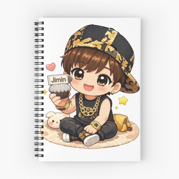 Item preview, BTS Jimin Chibi Fan Art | Cute Park Jimin K-Pop Illustration | ARMY Inspired Artwork designed and sold by Sandra2913.
