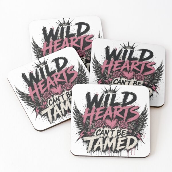 Item preview, Wild Hearts Can't Be Tamed designed and sold by INKRebelGraphic.