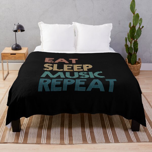 Item preview, Eat Sleep Music Repeat - Gift For Music Fans designed and sold by kindxinn.