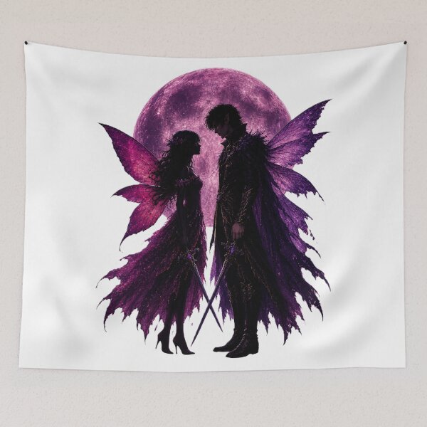Item preview, Moonlit Fae Bond | Dark Fantasy Fairy Couple designed and sold by MysticPurpleHue.